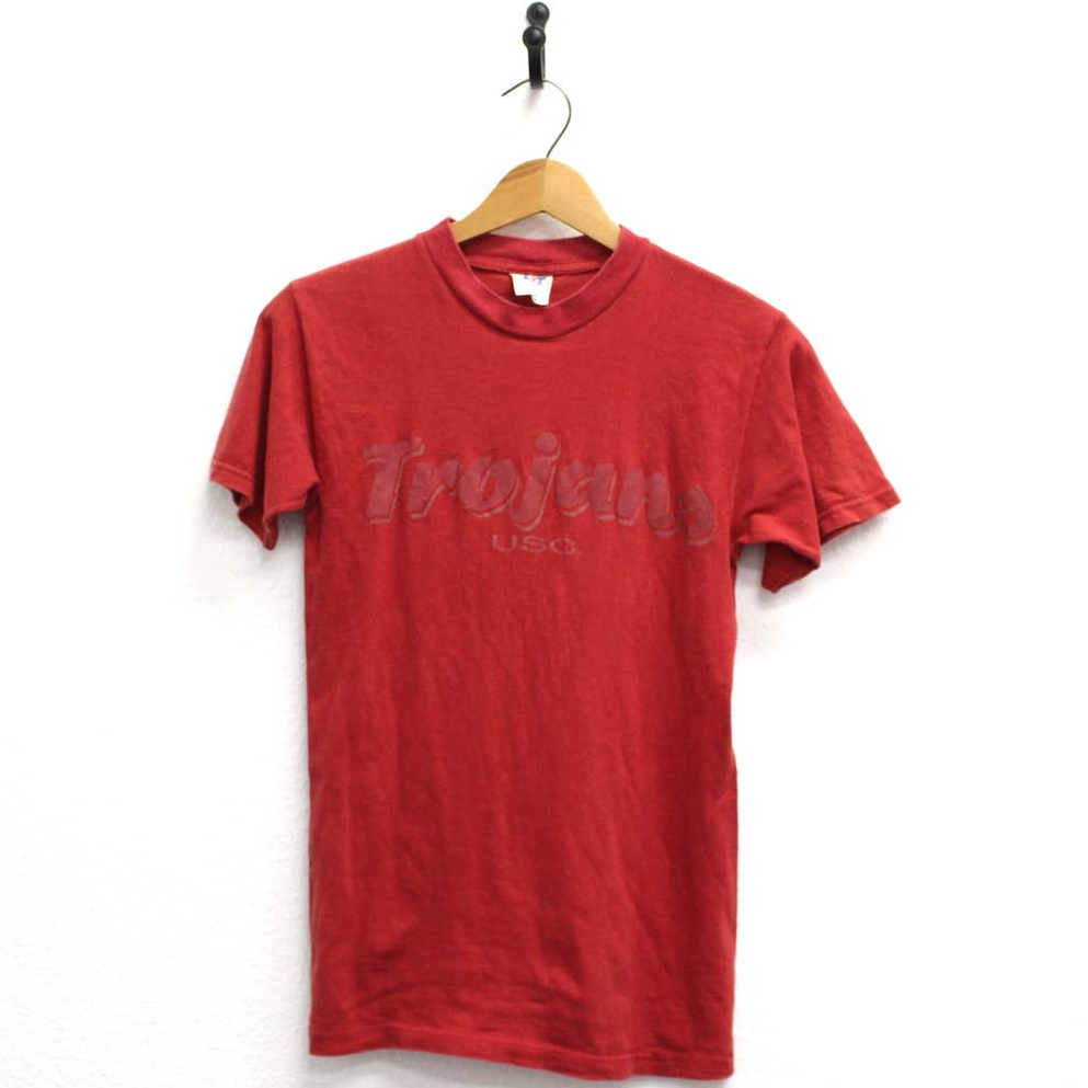 Vintage University Of Southern California Usc Trojans T Shirt Small